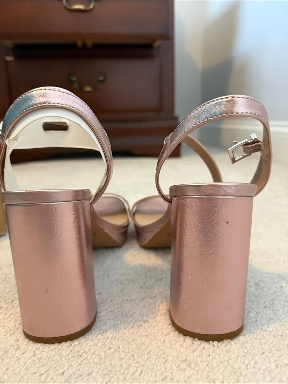 NWT Mix No.6 9.5 rose gold platform sandals